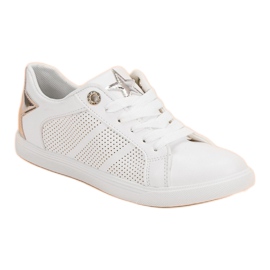 Zapatos deportivos bajos blanco gris 3