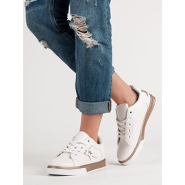 Calzado deportivo para mujer blanco amarillo 1 Calzado deportivo para mujer blanco amarillo 1