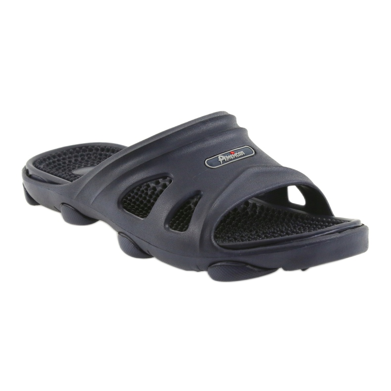 Pantuflas de piscina hombre American Club azul marino 1