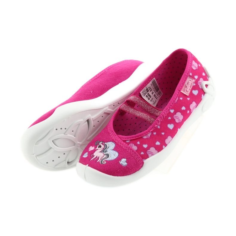 Befado zapatos para niños bailarinas zapatillas 116X237 rosado 4