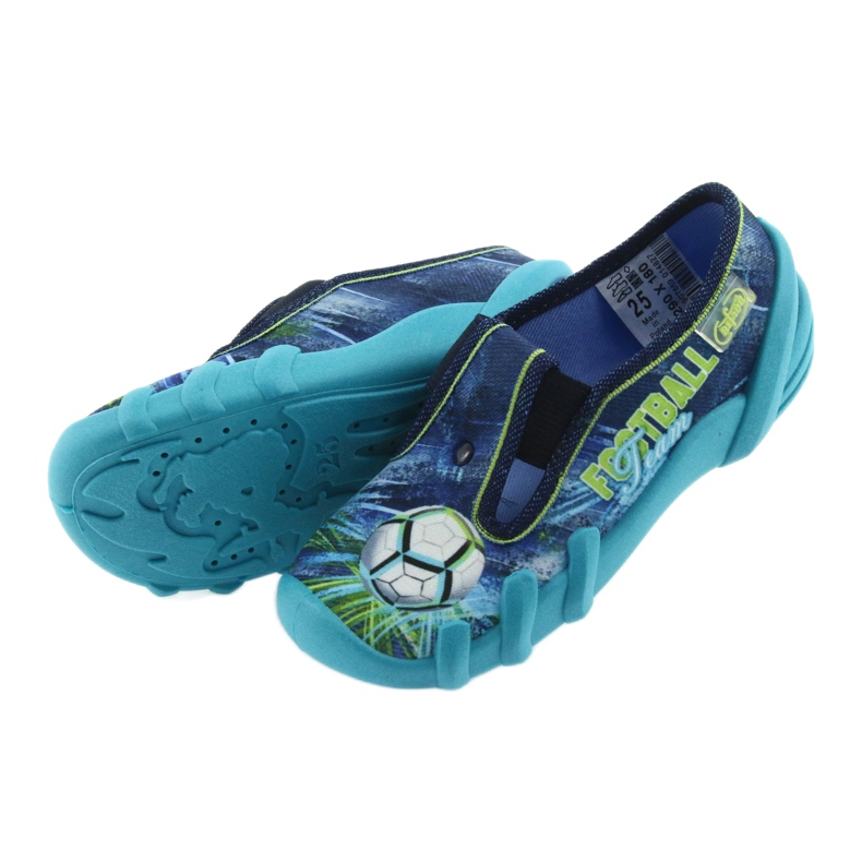 Zapato infantil befado zapatillas 290X180 azul verde azul marino 4