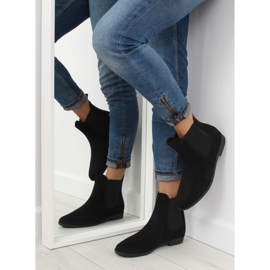 Botas de agua negras para mujer botas Jodhpur negras D61 Black II-GAT negro 5