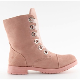 Botas Worker pink AB-8 Pink II-GAT rosado 6