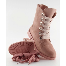 Botas Worker pink AB-8 Pink II-GAT rosado 4
