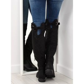 Botas negras de mujer 228-PG Black II-GAT negro 2