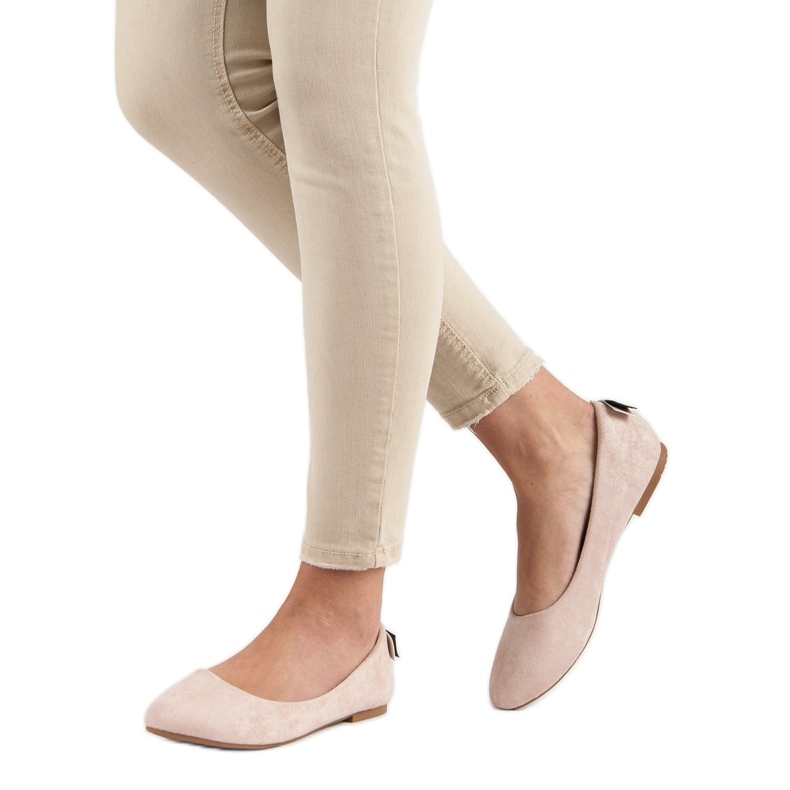 Cómodas bailarinas Vinceza rosa 2