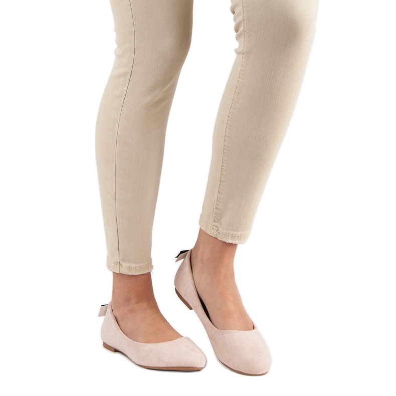 Cómodas bailarinas Vinceza rosa 1