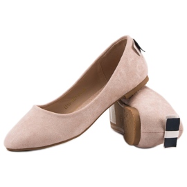 Cómodas bailarinas Vinceza rosado 5