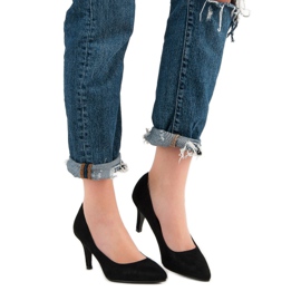 Zapatos de tacón Vinceza con purpurina negro 5