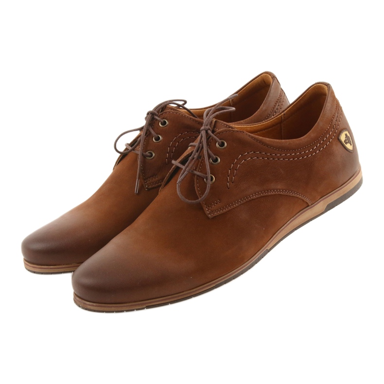 Zapatillas deportivas de hombre de corte bajo Riko 877 marrón 3