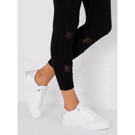 Deportivas blancas con estrella A6213 BLANCO / PLATA 1 Deportivas blancas con estrella A6213 BLANCO / PLATA 1