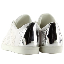 Deportivas blancas con estrella A6213 BLANCO / PLATA 2 Deportivas blancas con estrella A6213 BLANCO / PLATA 2