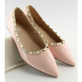Bailarinas con tachuelas rosas 127-16 Rosa rosado 1