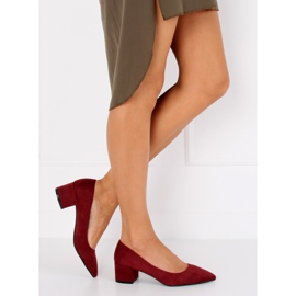 Salón con tacones granate 5186 Wine Red rojo 2