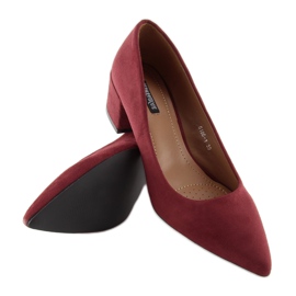 Salón con tacones granate 5186 Wine Red rojo 1 Salón con tacones granate 5186 Wine Red rojo 1