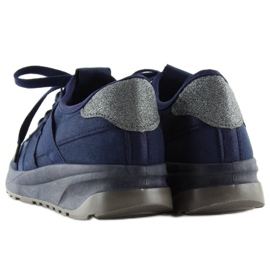 Zapatilla deportiva azul marino X-9733 Azul 3