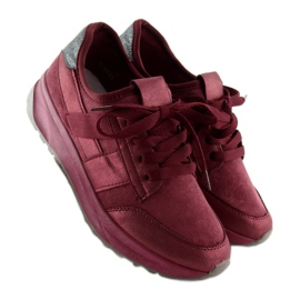 X-9733 Wine Red zapatos deportivos burdeos rojo 4