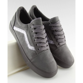 Zapatillas grises Vans B318-10 Dark Grey 4