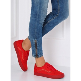 Rojo Zapatillas Vans B318-10 Rojo 1