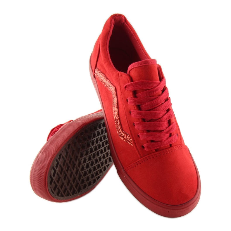 Rojo Zapatillas Vans B318-10 Rojo 2