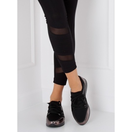 Zapatilla deportiva negra 6241 Negra negro 4