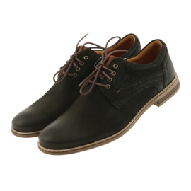 Zapatos hombre piel Riko 831 negro 4