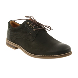 Zapatos hombre piel Riko 831 negro 1