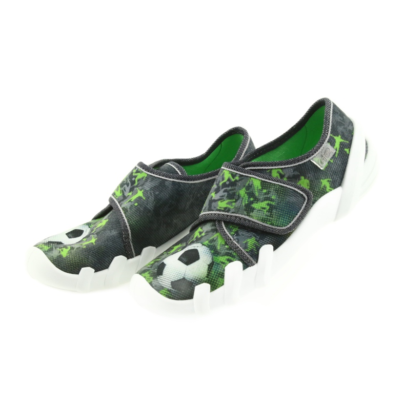 Befado zapatos para niños zapatillas zapatillas 273y231 gris verde 3