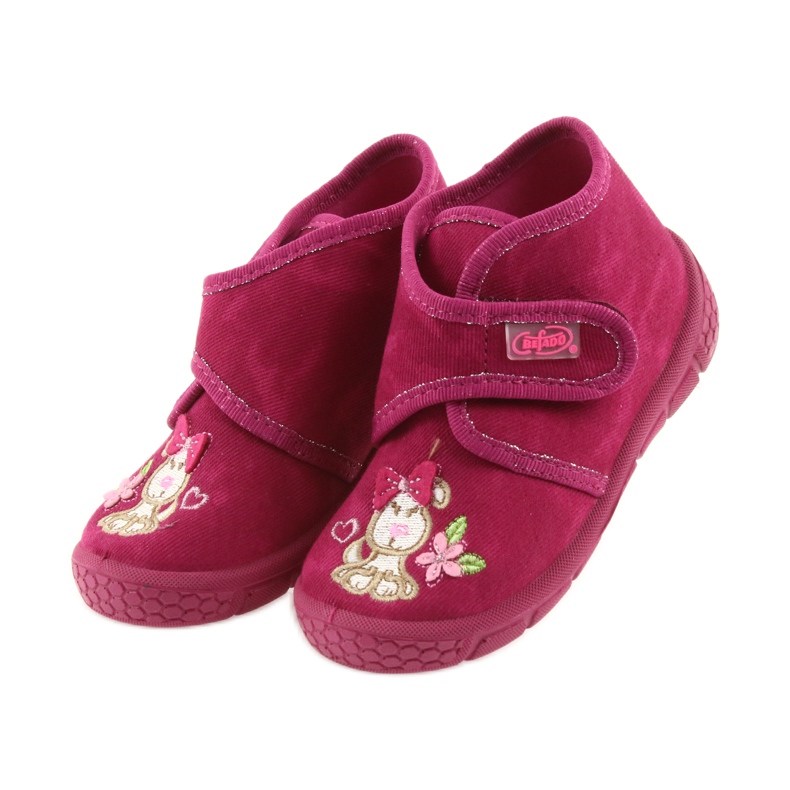 Befado rosa calzado infantil pantuflas 529P026 rosado 4