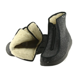 Befado zapatos de hombre pu zapatillas calientes 996M004 gris 5