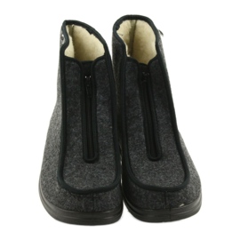 Befado zapatos de hombre pu zapatillas calientes 996M004 gris 4