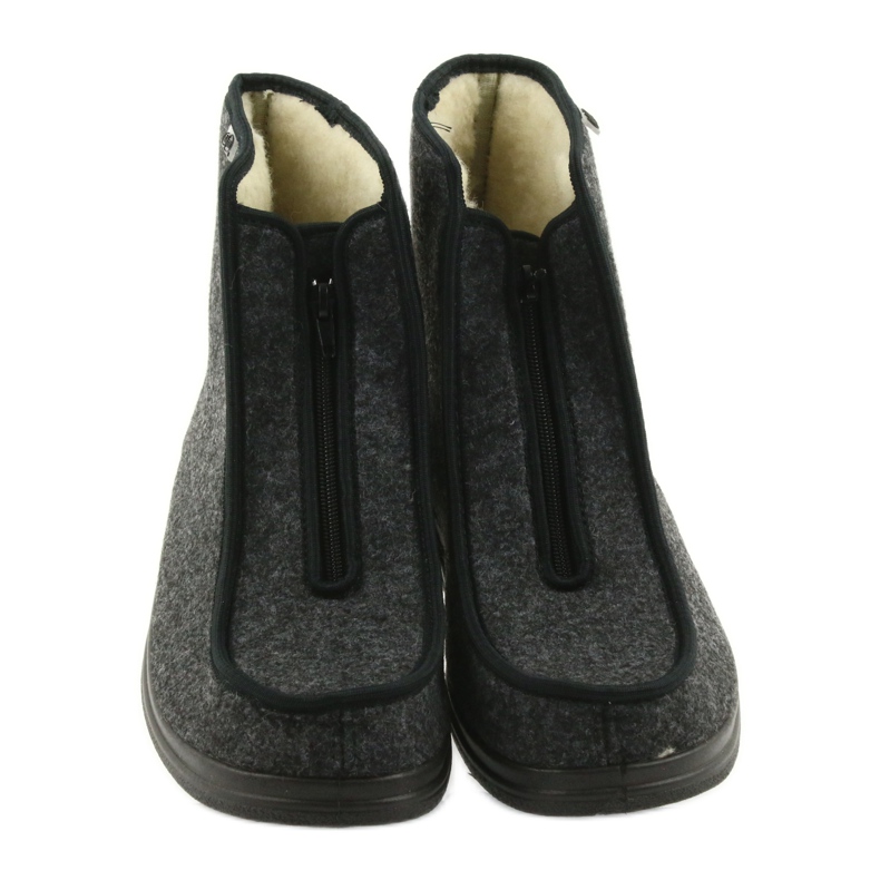 Befado zapatos de hombre pu zapatillas calientes 996M004 gris 4