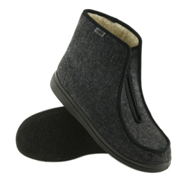 Befado zapatos de hombre pu zapatillas calientes 996M004 gris 3