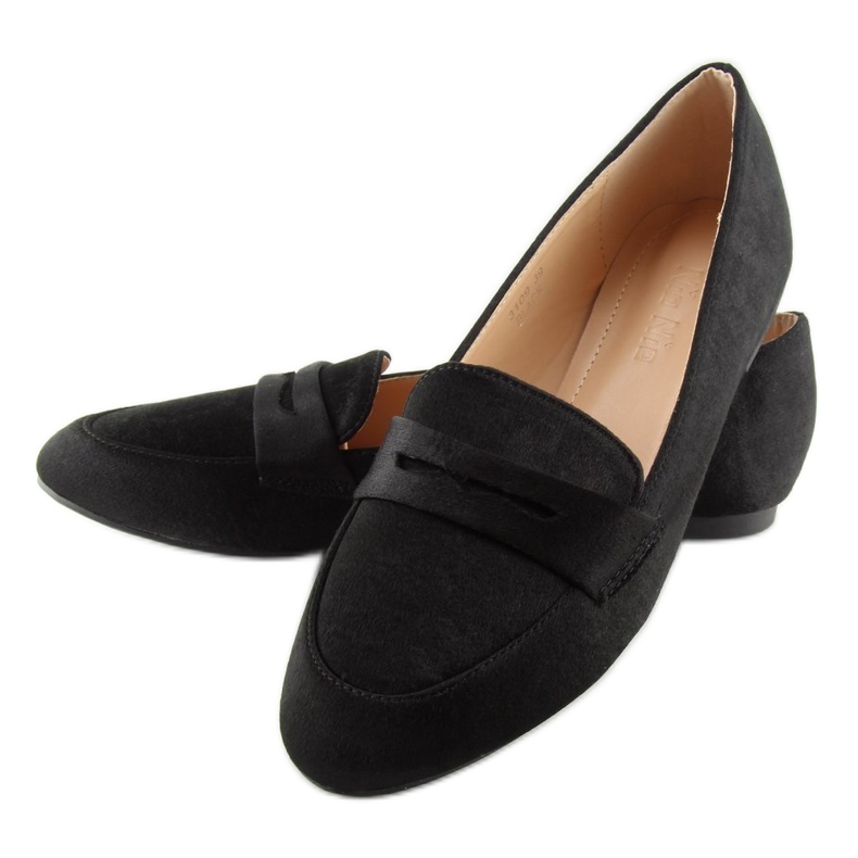 Mocasines de mujer negros 3109 Black 1