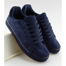 Deportivas con piedras BS098 Azul azul marino 5