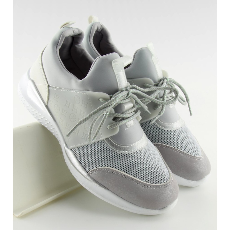 Zapatilla deportiva gris ultraligera BY-069 Gris 1 Zapatilla deportiva gris ultraligera BY-069 Gris 1