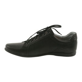 Zapatos casuales de hombre Riko 856 negro 2