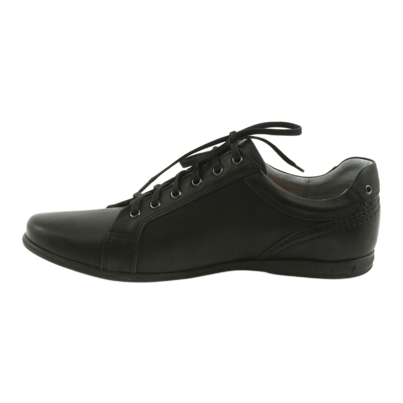Zapatos casuales de hombre Riko 856 negro 2