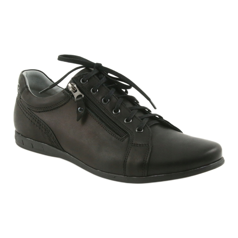 Zapatos casuales de hombre Riko 856 negro 1