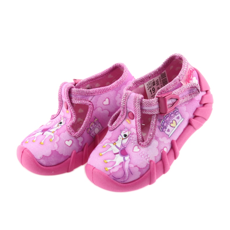Calzado infantil befado zapatillas 110P350 rosado 3