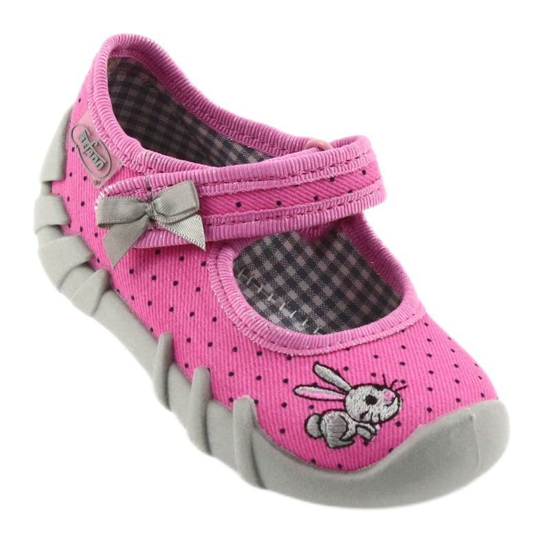 Befado zapatos para niños bailarinas zapatillas 109P169 negro gris rosa 1