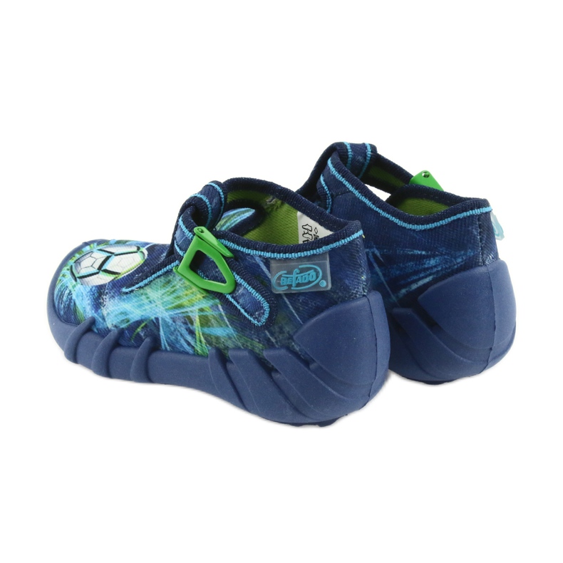 Calzado infantil befado zapatillas 110P339 azul verde azul marino 4