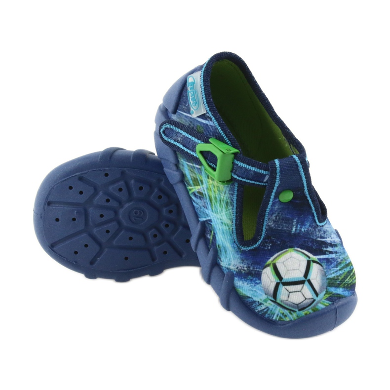 Calzado infantil befado zapatillas 110P339 azul verde azul marino 3