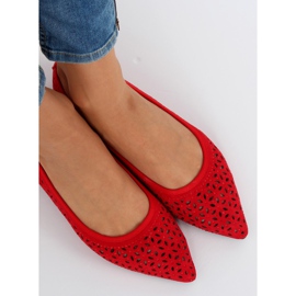 Bailarinas caladas rojas 127-25 Rojo 4