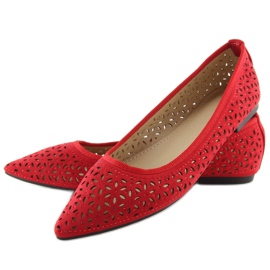 Bailarinas caladas rojas 127-25 Rojo 2