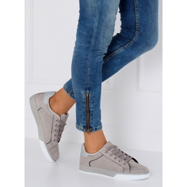 Gris Zapatillas grises de mujer K-307 Gris 1