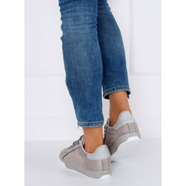 Gris Zapatillas grises de mujer K-307 Gris 5