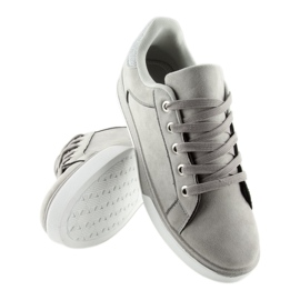 Gris Zapatillas grises de mujer K-307 Gris 2