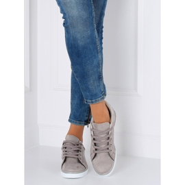 Gris Zapatillas grises de mujer K-307 Gris 3