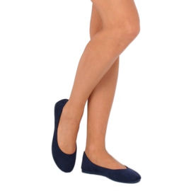 Bailarinas de mujer azul marino JX1018 Navy 4